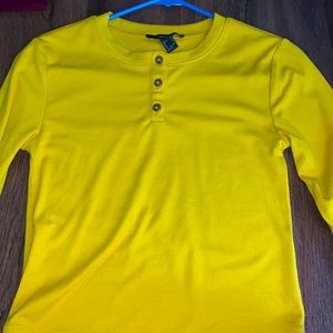 Mustard long sleeve forever 21